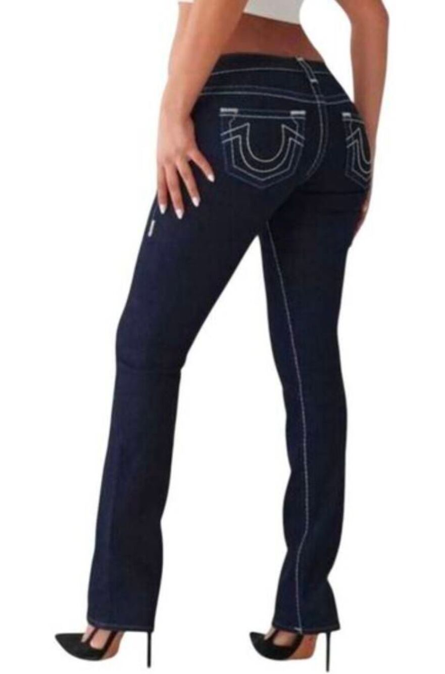 NWOT TRUE RELIGION Johnny Fit Low-Rise Bootcut Jeans Size 26